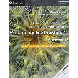 Cambridge International AS & A Level Mathematics: Probability & Statistics 1 Coursebook with Cambridge Online Mathematics -Pre Order