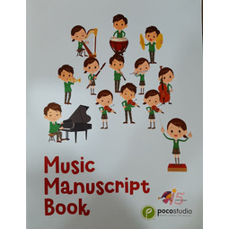 POCO A4 MUSIC Manuscript Book - Mozart/Orchestra 