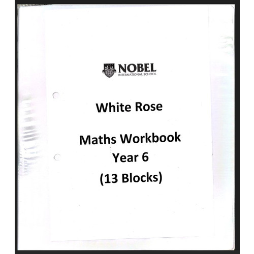 White Rose Maths Workbook Year 6 (v3) (13 Blocks) + 40mm PVC File with ...