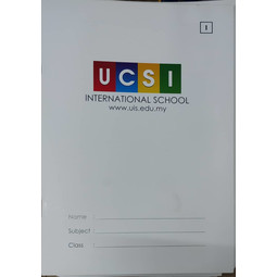 UCSI Exercise Book No.1  A4 Single Line 70g 80pgs 