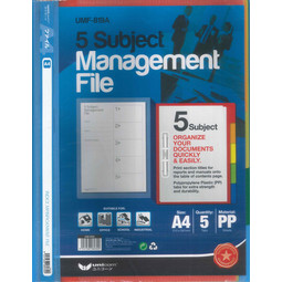 File Management Index UMF-819A PP5 (Light Blue) (for Science)