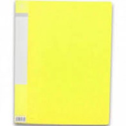 Yellow CBE 76020 A4 20's Clear holder book (20 Pockets)
